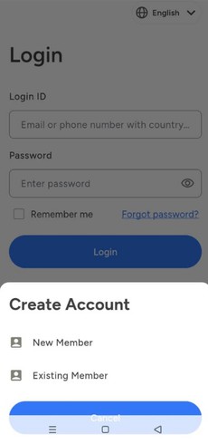 KYC screen